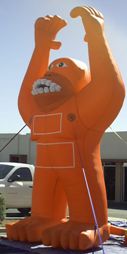 INSTANT EVENTS - Rent an Event from us. Giant 25ft. Red Kong cold-air advertising balloons available.